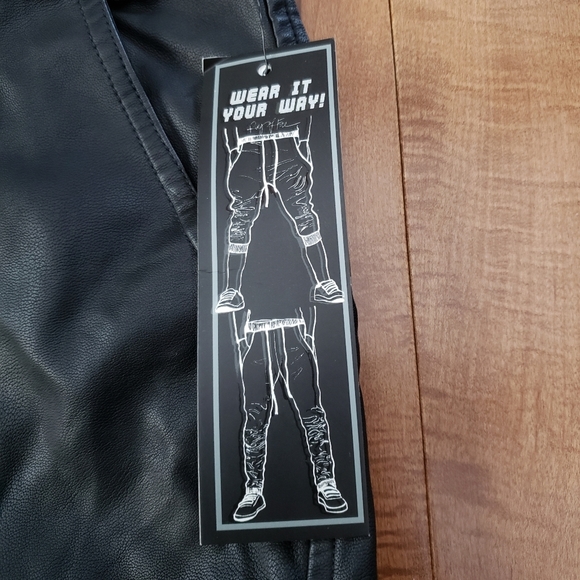 Ring of Fire Black Trench Jogger Pants Size S - Picture 4 of 7